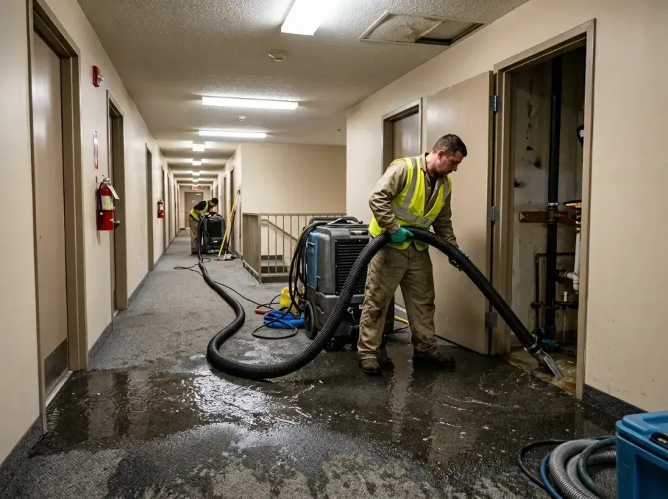 multi-unit-apartment-hallway-f-005 — frequently asked questions, Emergency Burst Pipe Water Extraction & Removal in Colorado…